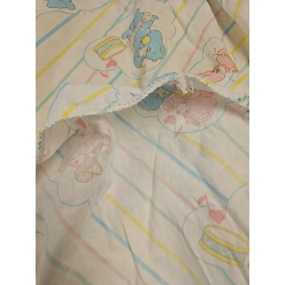Vintage Care Bears Pink Fitted Crib Sheet Love A Lot So Sweet